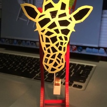 pendulum powered giraffe motion toys & games 3d print model - Mito3D