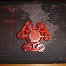 bolt halo fidget spinner - wingnut2k 3 toys & games toy hand 3d print model - Mito3D