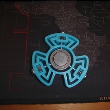 bolt halo fidget spinner - wingnut2k 5 toys & games toy hand 3d print model - Mito3D