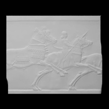 rider horses scan marble 3d print model - Mito3D