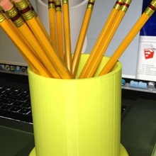 pencil holder & garden 3d print model - Mito3D
