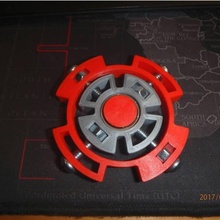 bolt halo fidget spinner - wingnut2k 9 toys & games toy hand 3d print model - Mito3D