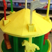 carousel toys & games mechanical 3d print model - Mito3D