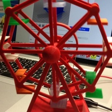 ferris wheel toys & games toy motorized 3d print model - Mito3D