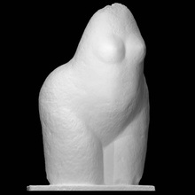 torso escanear cuerpo caliza 3d print model - Mito3D