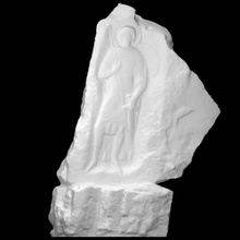 double faced stone scan sculpture 3d print model - Mito3D