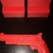 lego revolver toys & games minifig skimbal rick grimes walking dead 3d print model - Mito3D