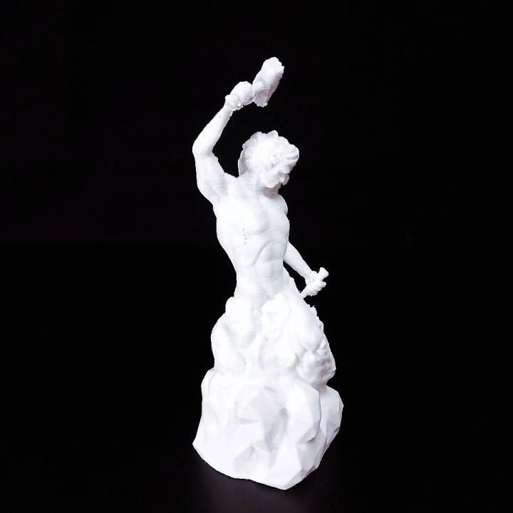 pedra corte masculino prêmio jardim 3D print model - Mito3D