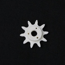 small gear sprocket 10 teeth & garden mechanics mechanical 3d print model - Mito3D