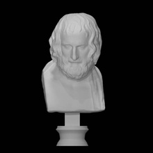portrait euripides scan head 3d print model - Mito3D