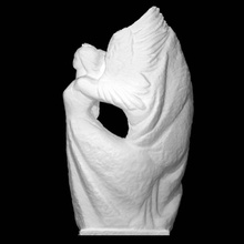 swan princess scan limestone russia 3d print model - Mito3D
