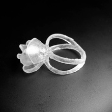 flower mary - gold ring jewellery 3d design love jewelery rhino jeweler keyshot rhinogold happygold 3d print model - Mito3D