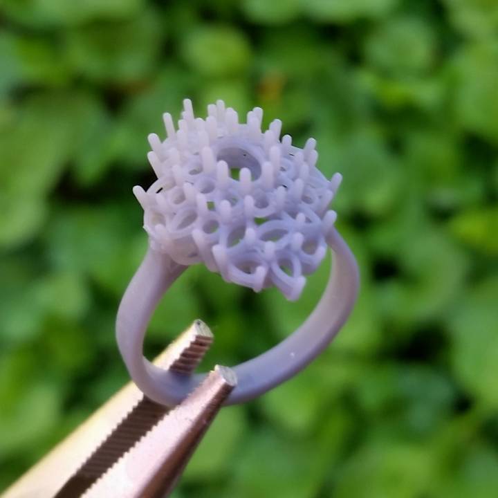 anillo marquesa oval piedras joyería Moda joya fina 3D print model - Mito3D