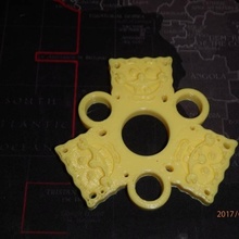 Bob Esponja inquietação spinner wingnut2k 1 brinquedos jogos fidget brinquedo agitação fidgethandspinner 3d print model - Mito3D