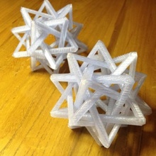 interlocking tetrahedra variation education 3d print model - Mito3D