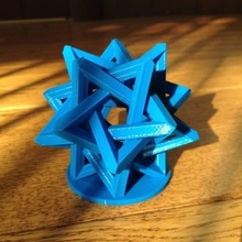 interlocking tetrahedra education 3d print model - Mito3D