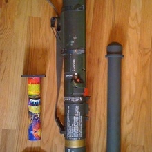 at4 bazooka conversion firework artillery shell sports & outdoor 3d print model - Mito3D