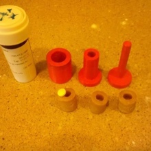 píldora bolsa animal medicamento jardín gato perro envase 3d print model - Mito3D