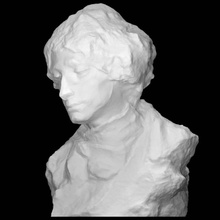retrato maria sredina escanear cabeza 3d print model - Mito3D