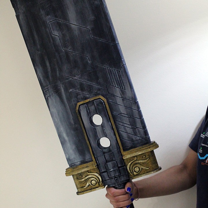 buster sword escala adereços cosplay espada videogame réplica finalfantasy 3D print model - Mito3D