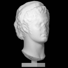head unknown man scan sculpture marble fragment 3d print model - Mito3D