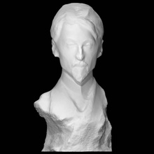 retrato boris zaitsev escanear cabeza bronce 3d print model - Mito3D