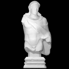 statue trajan hercules-silvanus scan god hero mythology sculpture marble emperor hercules silvanus 3d print model - Mito3D