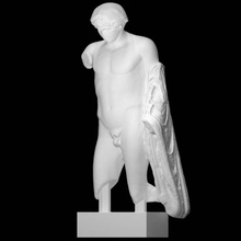 hermes ludovisi scan god mythology sculpture marble 3d print model - Mito3D