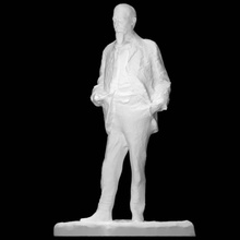 portrait anatole France analyse sculpture bronze figuratif france 3d print model - Mito3D