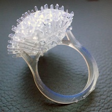 ring dandelion jewellery 3d print model - Mito3D