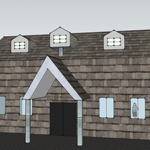 casa sports outdoor arquitetura 3d print model - Mito3D