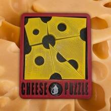 formaggio puzzle giocattoli Giochi 3d print model - Mito3D