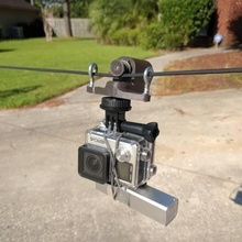 gopro motorizzato cavo telecamera gadget elettronica eroe 4 montare 3d print model - Mito3D