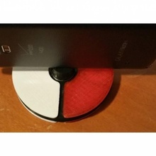 pokemon spinner telefon ayakta durmak gadget'lar elektronik pokeball standı 3d print model - Mito3D