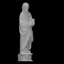 évangéliste analyse figure marbre 3d print model - Mito3D