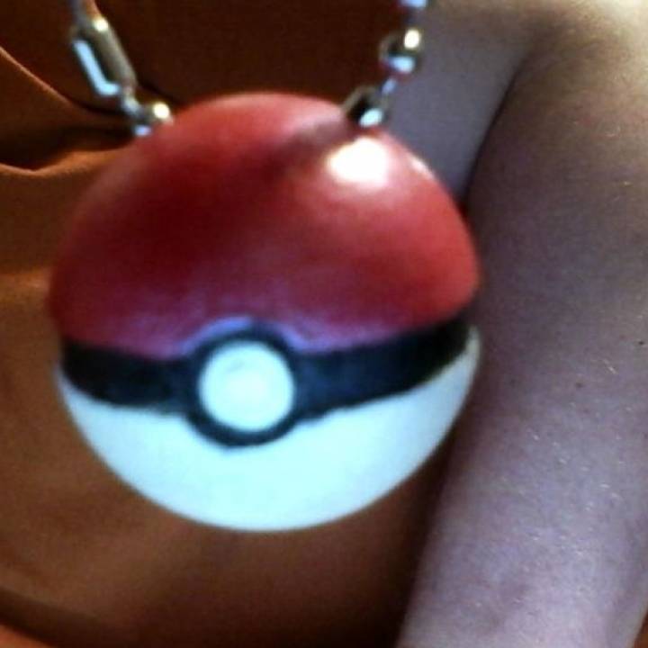 pokemon pokeball pendant jewellery 3D print model - Mito3D