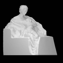memorial Adelaide falconha Varredura cemitério lápide 3d print model - Mito3D