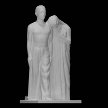 memorial sylvestro cassina scan cemetery gravestone 3d print model - Mito3D