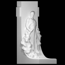 memorial emil scan cemetery gravestone 3d print model - Mito3D