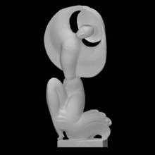 danza scansione figura donna astratto 3d print model - Mito3D