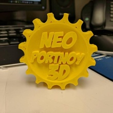 neoportnoy makercoin ventilador Arte Youtube 3d print model - Mito3D