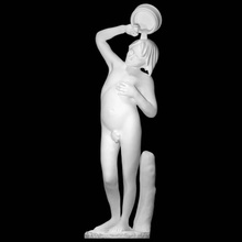 boy bath scan sculpture marble nude figurative 3d print model - Mito3D