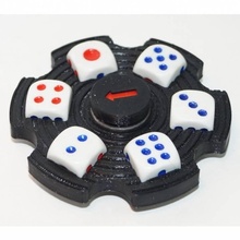 hand spinner random number generator toys & games fidget 3d print model - Mito3D