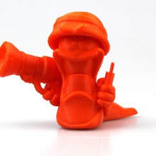 general gusano fan art juegos video gusanos 3d print model - Mito3D