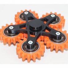 hand spinner gears toys & games fidget toy 3d print model - Mito3D