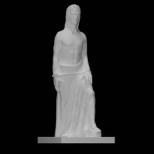 Denkmal Camillo Garavaglia Scan Friedhof Grabstein 3d print model - Mito3D