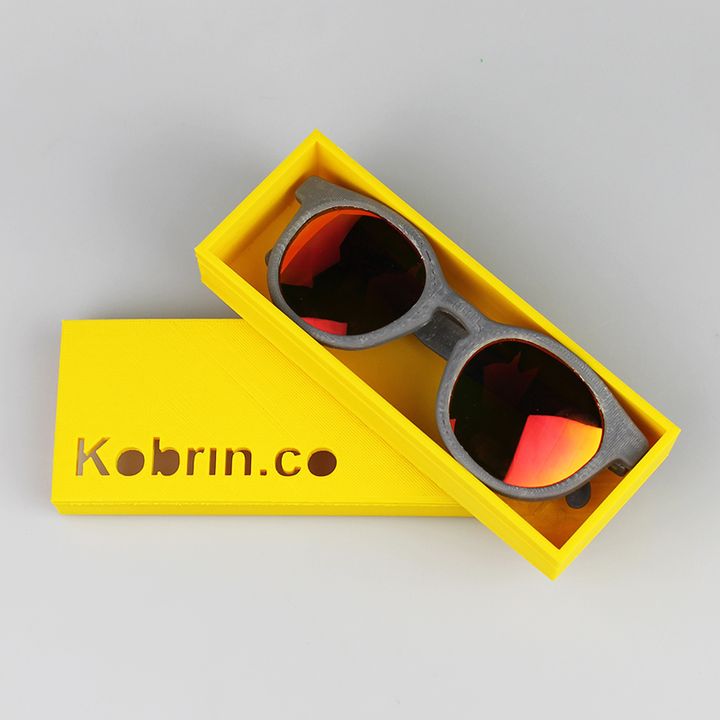 kobrin coulissantes étui lunettes mode accessoires 3D print model - Mito3D