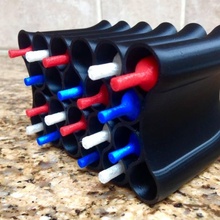 ribbon loop wine rack & garden vase continuous spiral challenge wasp 3d print model - Mito3D