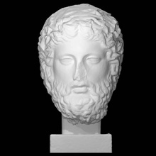 head zeus scan god mythology sculpture marble 3d print model - Mito3D