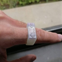 nes controlador anillo joyería 3d print model - Mito3D